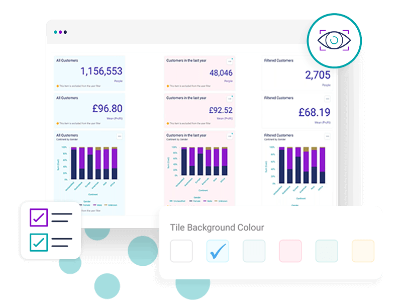 Add background colours to dashboards